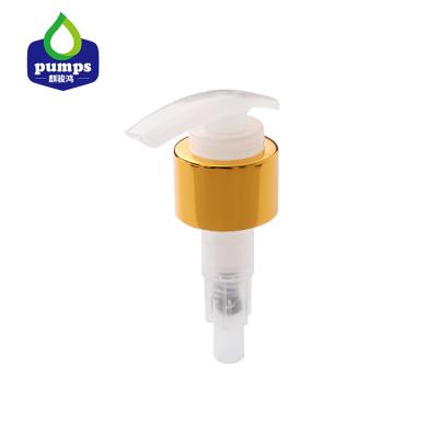 China Aluminum Gold Silver Soap Dispenser Pump 32/410 OEM ODM for sale