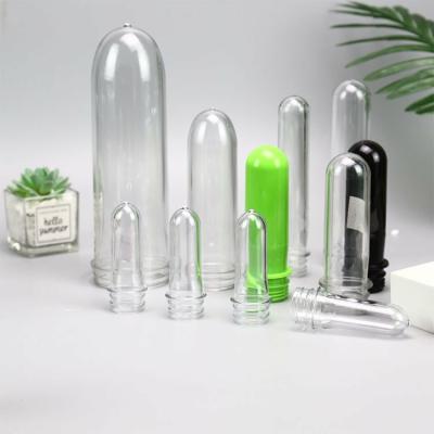 China Preform PET Bottles 20mm 24mm 28mm 32mm Caliber cosmetic Plastic Bottles PET Preform for sale