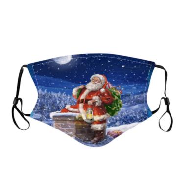 China Adults Cloth Facemask Reusable Christmas Party Maskes for sale