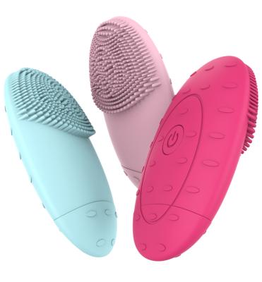 China Portable Waterproof Personal Electric Face Seal Silicone Skin Care Massager DEEP CLEANSING Facial Brush for sale