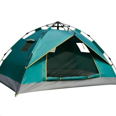 China Diagonal Tethering Type Outdoor Waterproof 1-2 Person Hiking Military Beach Folding Automatic Automatic Instant Camping Tent for sale