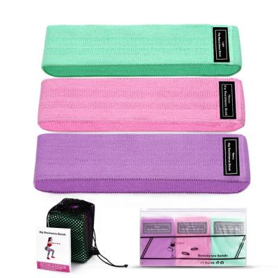 China Simple Design Heavy Duty Adjustable Workout Booty Yoga Stretch Band Yoga Hip Resistance Bands for sale