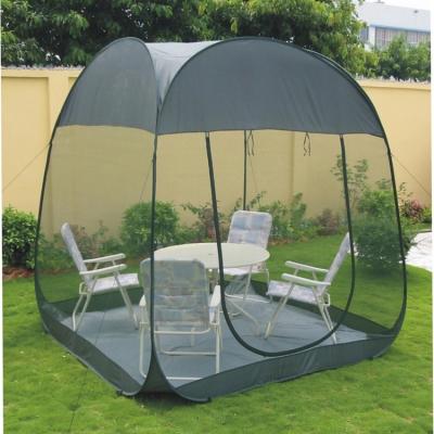 China Straight Bracing Type Outdoor Lightweight Pop Up Screen Room Large Mosquito Net Shelter Tent Canopy With Floor for sale