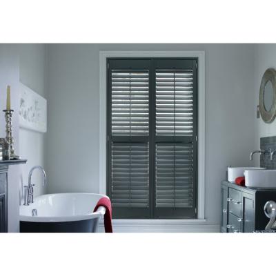 China Custom Bathroom Modern Hot Selling White PVC Waterproof Shutters for sale