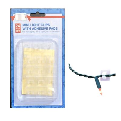 China Plastic Gutter Hooks , Christmas Light Clips Outdoor Clips For Lights for sale