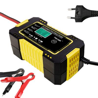 China Car Monfara Smart 12V 6A Car Battery Charger and Maintainer 7-Stage Pulse Lead-acid GEL AGM Battery Charger for Motorcycle for sale