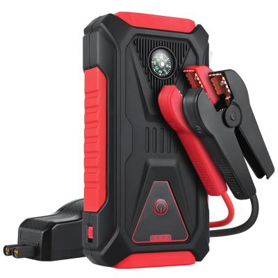 China Monfara Multifunctional Portable Emergency Vehicle Booster Starting Device 12V 8000mAh Power Bank Car Jump Starter 170*90*44 for sale