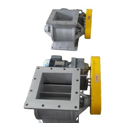 China Factory direct sales general airlock rotary valve for grain powder discharging square discharge valve for sale