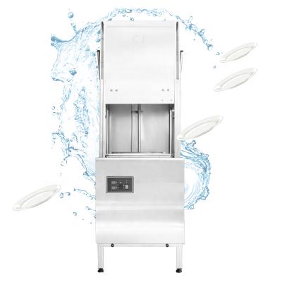 China High Efficient Dish Washing Machine CE Certificate Hot Selling Free Hood Type Dishwasher Industrial Dishwashing Commercial Machine for Restaurant for sale