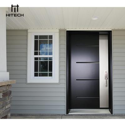 China Hot Sales Anti-theft Technology Stainless Steel Door Modern Design Metal Pivot Exterior Front Entrance For Home for sale