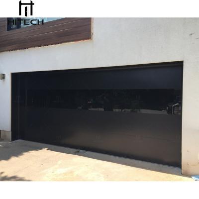 China European modern aluminum frameless garage doors waterproof aluminum garage doors frameless glass door for sale