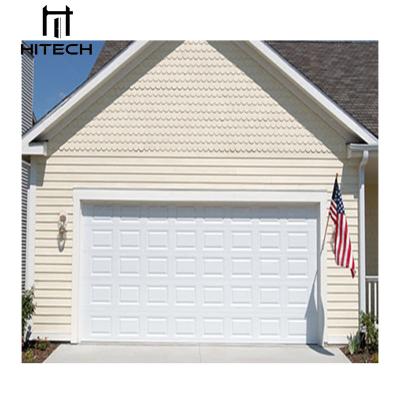 China Waterproof Technology Remote Control Electric Panel Garage Door Steel Material Insulated Sectional Overhead Automatic Garage Door for sale