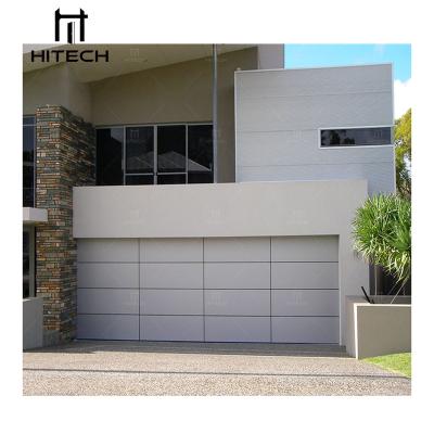 China New Waterproof Technology Transparent Sectional Glass Garage Doors With Insulated Vertical Window Tempered Glass Bi Fold Plexiglass Garage Door for sale