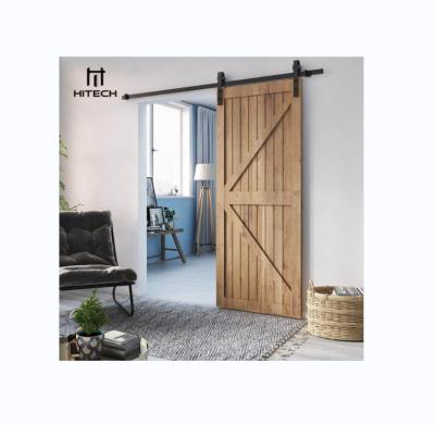 China Waterproof Paint Internal Grade Black Arrow Barn Door Chevron Wood Sliding Barn Doors for sale