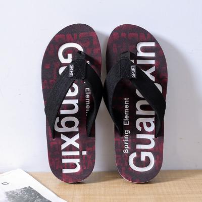 China 2019 Beach Sandals Slides Anti-slippery Comfortable Men's Casual Flip Flops Slippers for sale