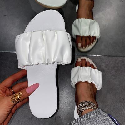 China New Summer Trend Fashion Wholesale High Quality Ladies Beach Slippers Women's Flat Sandals for sale