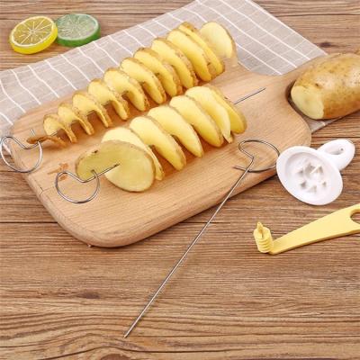 China Sustainable Potato Slicer Kitchen Slicing Knife String Hand-Cutting Potato Buns for sale