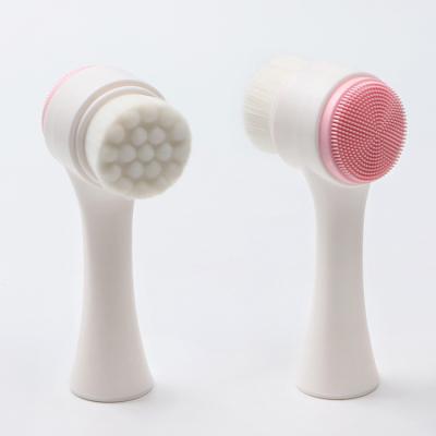 China Multifunctional Dual Sides Silicone Makeup Brush Cleaner Pore Remover Wash Face Brush for sale