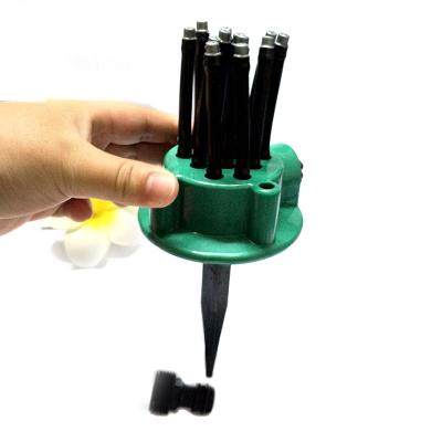 China ABS+PVC 360 Degree Rotatable Automatic Water Lawn Suction Irrigation Garden Sprinkler for sale