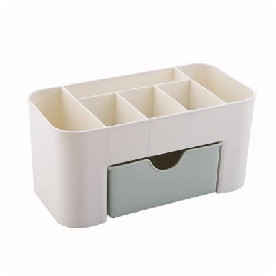 China Sustainable Desk Organizer Make Up Box Cosmetic Container Storage Drawers Desk Organizer for sale