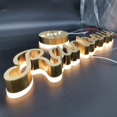 China Custom Stainless Steel Long Term Decorative 3D Letter Job 3d Letter Wall Light Up Letters Slight Burn Signboard for sale