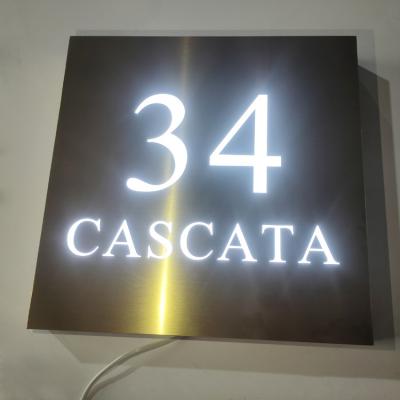 China Waterproof LED Modules Shop Outdoor Led Sign Board Stainless Steel Logo Signs Metal Light Led Board 3d Letters Custom Logo Sign 3d for sale