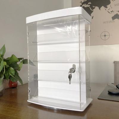 China Display Acrylic Rotating Rotating Lockable Display Racks Exhibition Cases For Jewelry Watches Sunglasses for sale