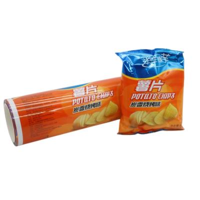 China New Design Moisture Proof Best Selling Plastic Aluminum Foil Film Customization Snack Pouches For Potato Chips for sale