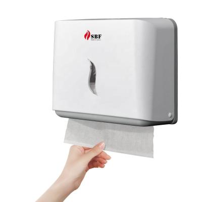 China High Quality Bathroom Modern ABS Plastic V Fold Tissue Paper Towel Dispenser for sale