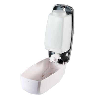 China Modern 400ml Bathroom Manual Alcohol Spray Sanitizer Dispenser With Refillable Bottle for sale