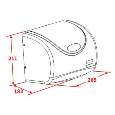 China Hotel cool and warm air sensor industry infrared hand dryer for hospital second hand electronics for sale