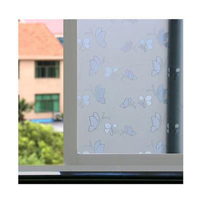 China SUSUKU Self Adhesive Decorative Privacy Self Adhesive PP Frosted Window Glass Film With Glue and Without Glue for sale