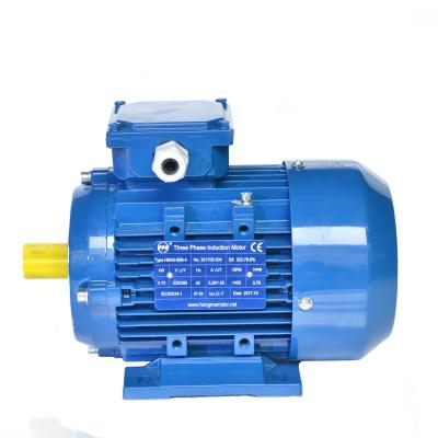 China Totally enclosed 380v 50hz 60hz ac motor factory supply IE2 3 phase asynchronous electric motor 3000rpm 1HP for sale