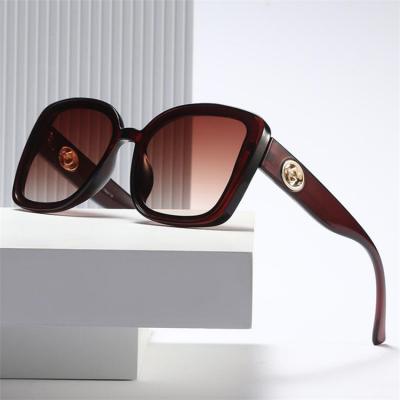 China Trendy Designer Luxury Lady Shades Sunglasses 2021 Oversized Square Fashion Vintage Sun Glasses For Women for sale