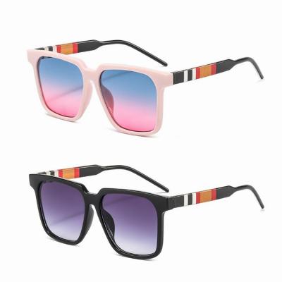 China 2021 Square Vintage Square Shades Men Women Cartoon Rectangle Sun Glass Fashion Brand Luxury Designer Sunglasses For Woman 2021 for sale