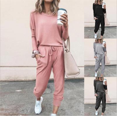 China Spring Sustainable Fashion 2 Piece Woman Clothing Home Wear Set Casual Two Piece Panty Outfits Fall Cheap Clothes For Women In Bulk for sale