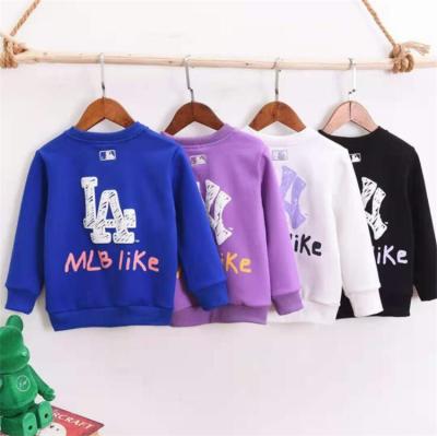 China Baby Autumn Clothing Cotton Fleece Hoodie Kids Sweatshirts Anti-Shrink High Quality Girls Boys Streetwear Pullover Kids Hoodies for sale