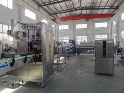 China 3Kw Curved Bottle Label Machine , Mineral Water Round Bottle Labeler Machines for sale