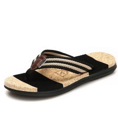 China Anti-odor 2019 Summer Fashion Beach Flip Flop Soft EVA Sole Sandals And Slippers For Men for sale