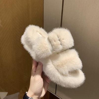 China Wholesale Hot Women's Winter Fashion 2020 Trend Sale Custom Slipper Autumn Warm Furry Slippers For Slippers Women's Slippers for sale