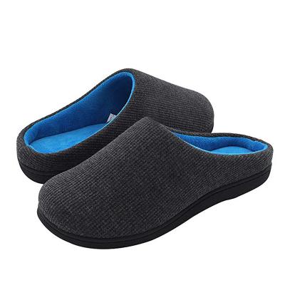 China Custom Factory Sale Anti-odor Gel Memory Warm Elastic Sponge Winter Warm Indoor Amazon Slippers for sale