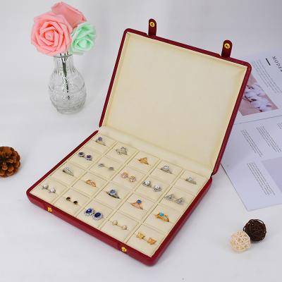 China New leatherJewelry box hand-made multi-functional jewelry storage box jewelry holder large volume gift box for sale