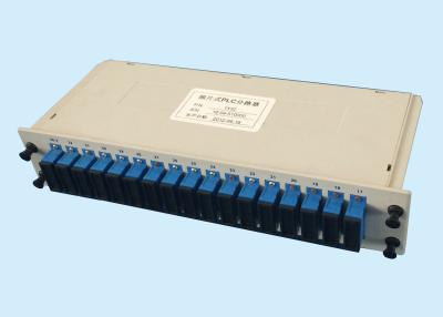 China Divisor planar de la fibra con varios modos de funcionamiento del circuito de la onda luminosa de la fibra óptica 1*32 del divisor horizontal del PLC en venta