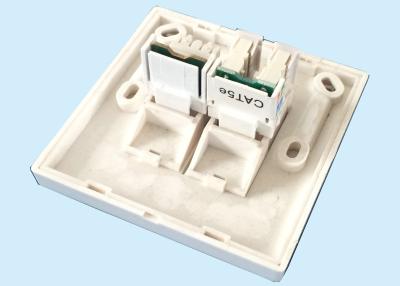 중국 이중 FTTH는 면판 RJ11/RJ45 이동할 수 있는 덮개를 가진 광섬유 이중으로 합니다 판매용