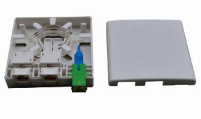 China SIMPLEX CATV Networks Fibre Broadband Faceplate Three  PORT for sale