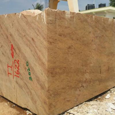 China India Color Shivakashi Brown Granite Modern Rough Raw Ivory Granite Big Block Brown Granite Slabs Cut To Size Cheap Price for sale