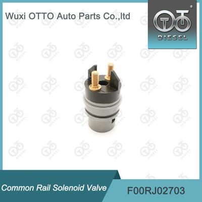 China Válvula electromagnética F00RJ02703 F 00R J02 703 del carril de Bosch de las piezas comunes del inyector en venta