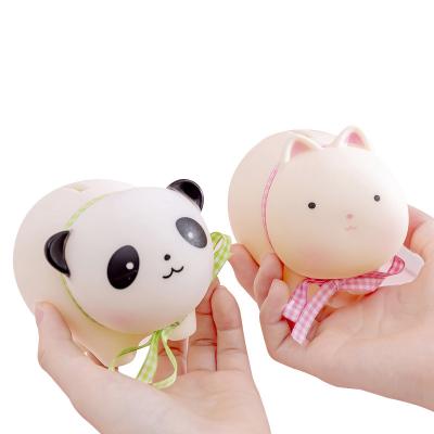 China Best Selling Panda Rabbit Koala Piglet Cartoon Vinyl Animal Piggy Banks For Kids for sale