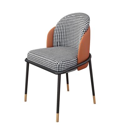 China Popular modern kitchen chair removable fabric furniture fabric furniture cafe design dining and restaurant chair r for sale