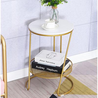 China Wholesale Movable Living Room Cafe Coffee Table Furniture High Quality Contracted Marble Coffee Table Small for sale